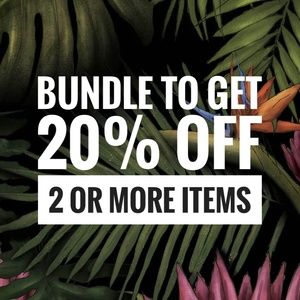 Bundle discount is 20% OFF!!